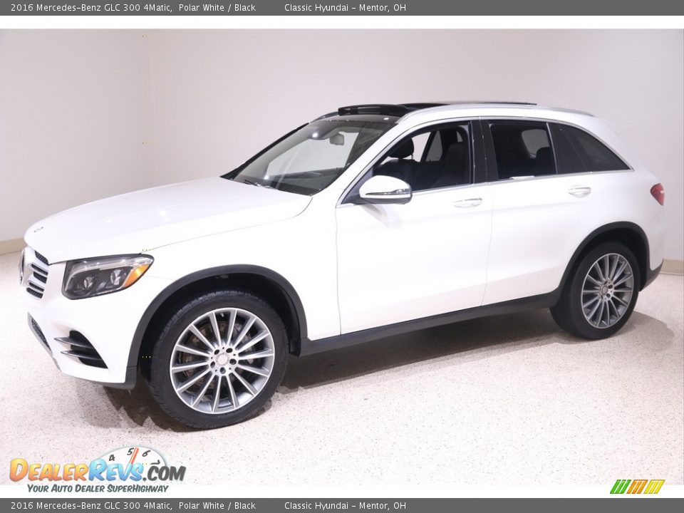 2016 Mercedes-Benz GLC 300 4Matic Polar White / Black Photo #3