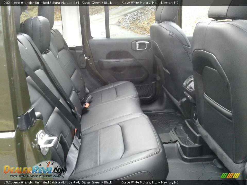 Rear Seat of 2021 Jeep Wrangler Unlimited Sahara Altitude 4x4 Photo #17