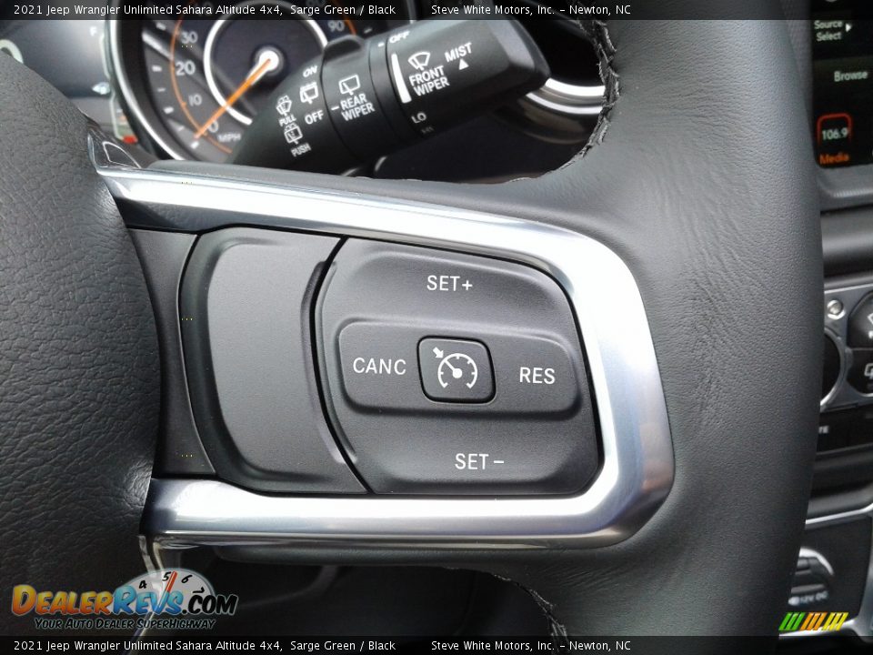 2021 Jeep Wrangler Unlimited Sahara Altitude 4x4 Steering Wheel Photo #21