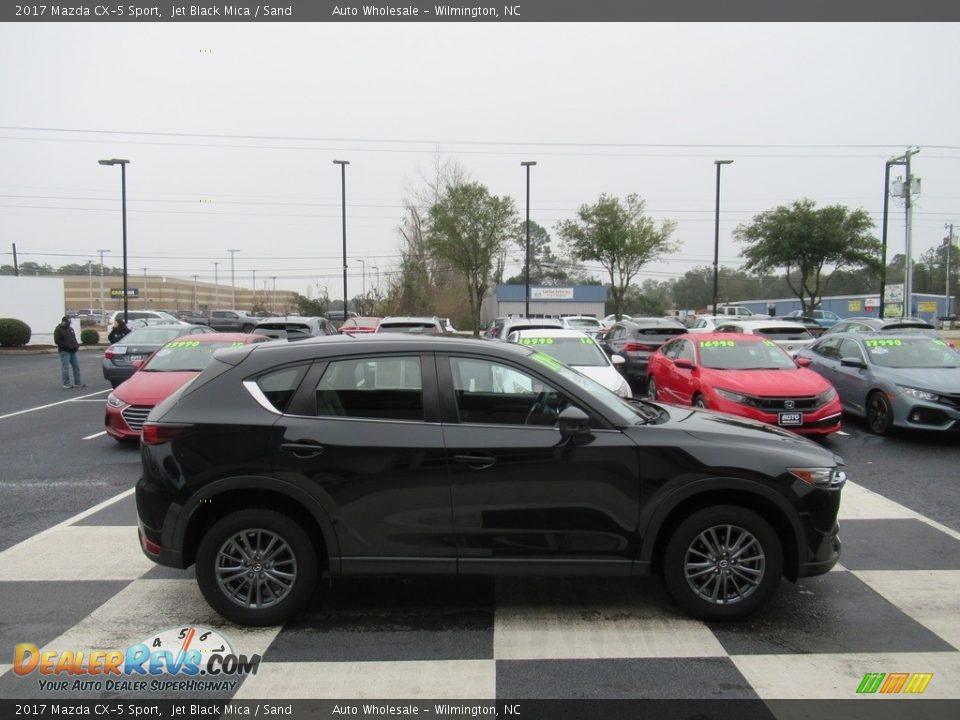 2017 Mazda CX-5 Sport Jet Black Mica / Sand Photo #3