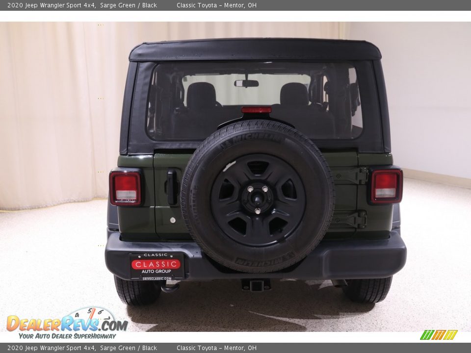 2020 Jeep Wrangler Sport 4x4 Sarge Green / Black Photo #18