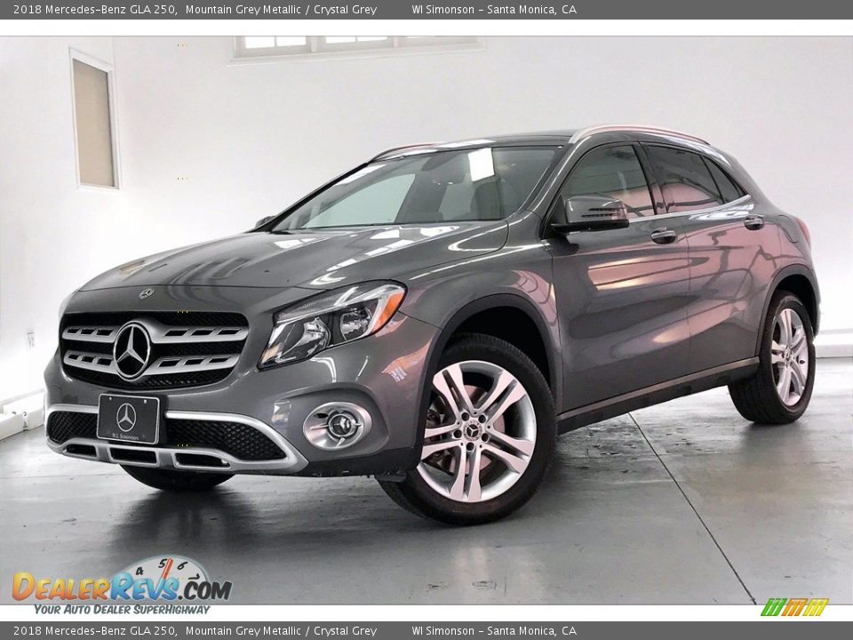 2018 Mercedes-Benz GLA 250 Mountain Grey Metallic / Crystal Grey Photo #12