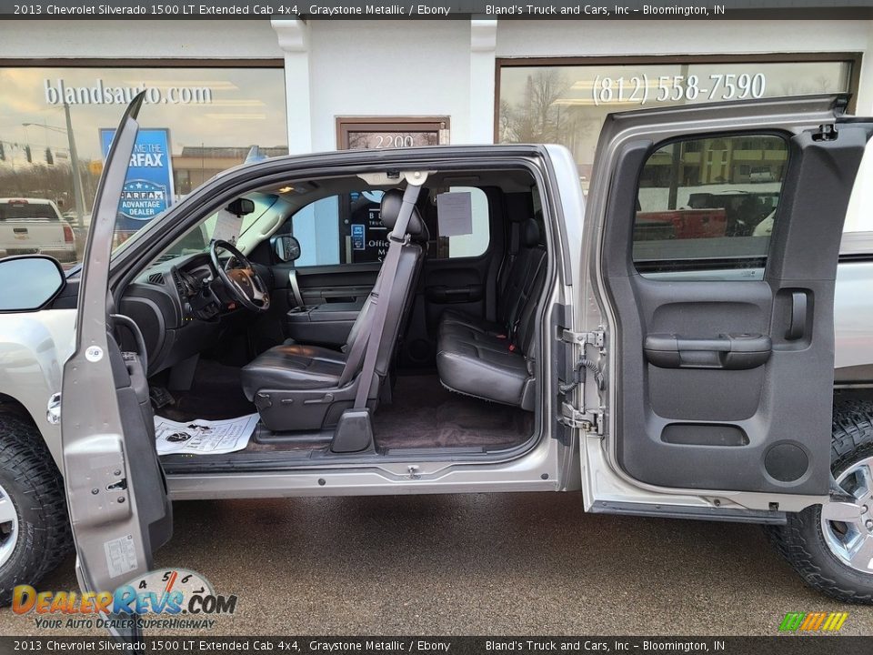 2013 Chevrolet Silverado 1500 LT Extended Cab 4x4 Graystone Metallic / Ebony Photo #25