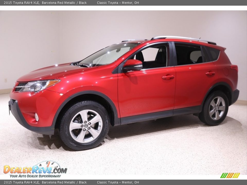 2015 Toyota RAV4 XLE Barcelona Red Metallic / Black Photo #3