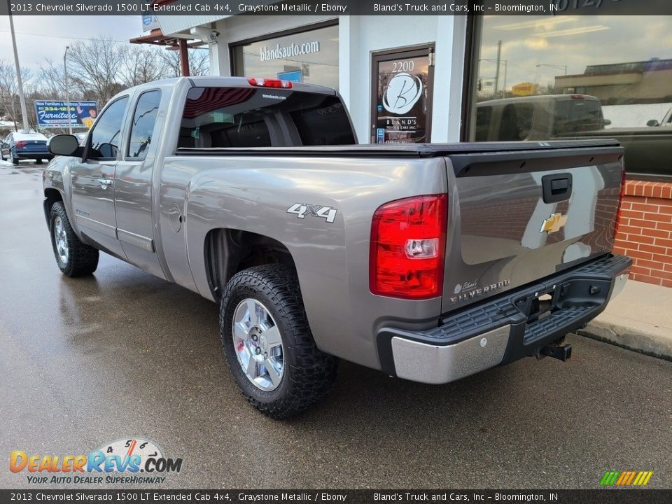 2013 Chevrolet Silverado 1500 LT Extended Cab 4x4 Graystone Metallic / Ebony Photo #28