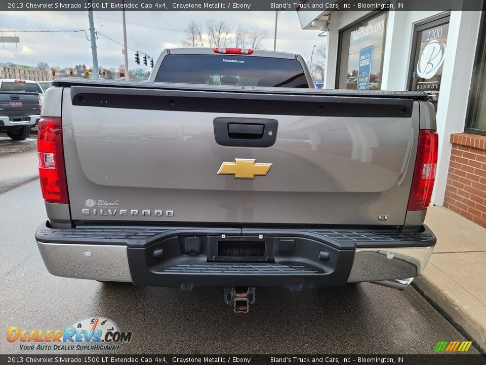 2013 Chevrolet Silverado 1500 LT Extended Cab 4x4 Graystone Metallic / Ebony Photo #29