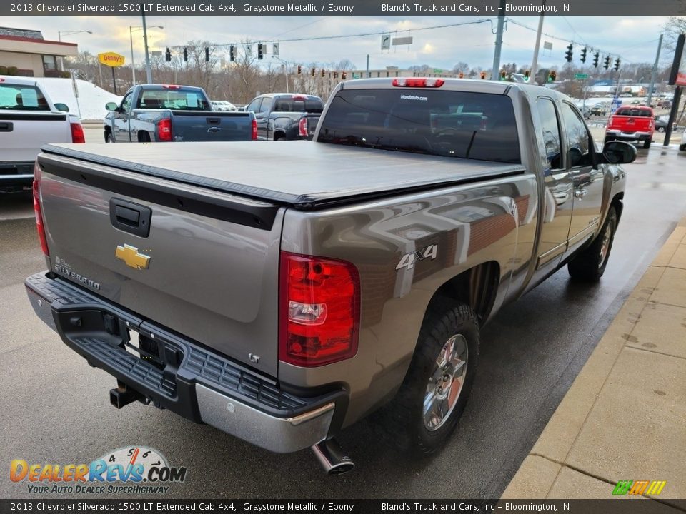 2013 Chevrolet Silverado 1500 LT Extended Cab 4x4 Graystone Metallic / Ebony Photo #34