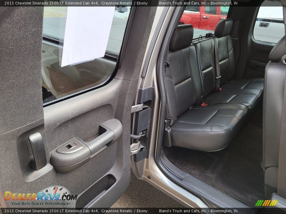 2013 Chevrolet Silverado 1500 LT Extended Cab 4x4 Graystone Metallic / Ebony Photo #36