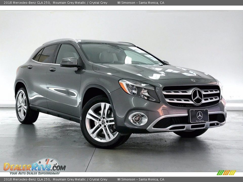 2018 Mercedes-Benz GLA 250 Mountain Grey Metallic / Crystal Grey Photo #34