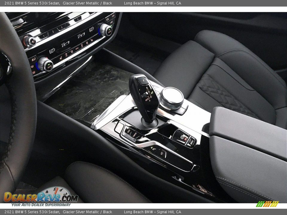 2021 BMW 5 Series 530i Sedan Glacier Silver Metallic / Black Photo #8
