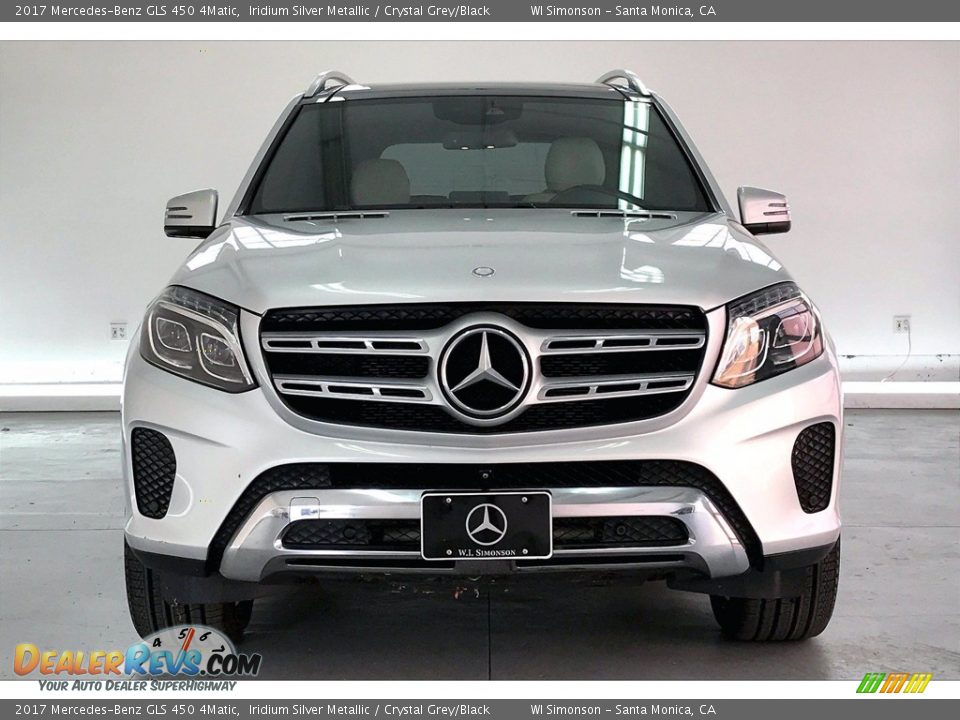 2017 Mercedes-Benz GLS 450 4Matic Iridium Silver Metallic / Crystal Grey/Black Photo #2