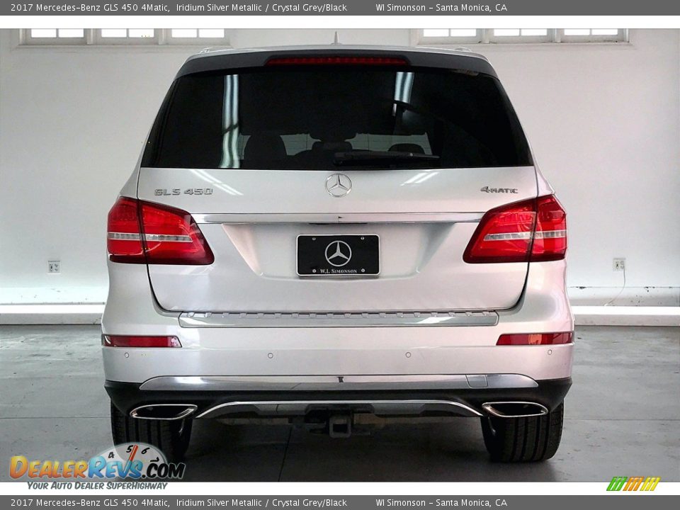 2017 Mercedes-Benz GLS 450 4Matic Iridium Silver Metallic / Crystal Grey/Black Photo #3