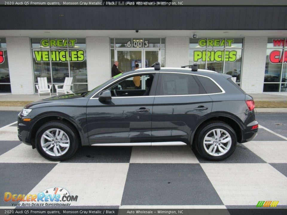 2020 Audi Q5 Premium quattro Monsoon Gray Metallic / Black Photo #1