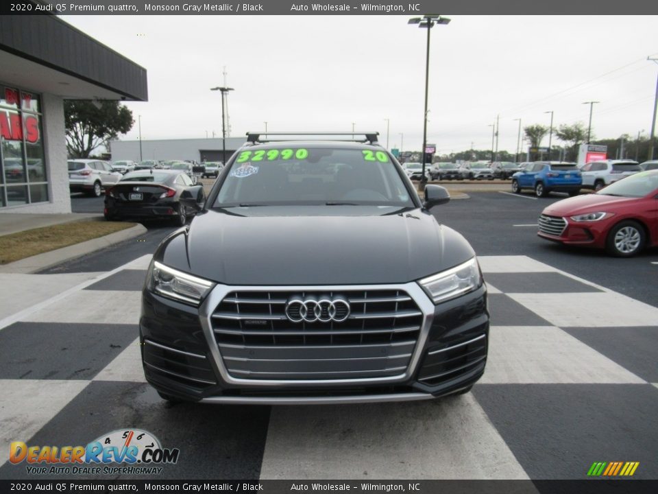 2020 Audi Q5 Premium quattro Monsoon Gray Metallic / Black Photo #2