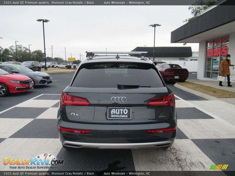 2020 Audi Q5 Premium quattro Monsoon Gray Metallic / Black Photo #4
