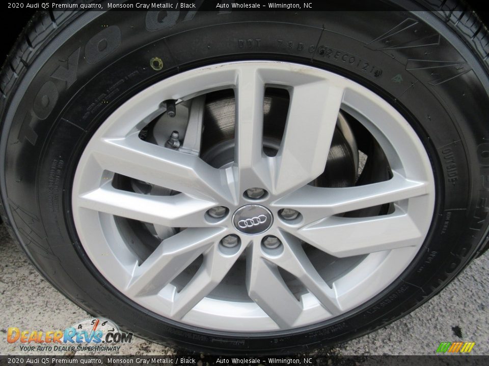 2020 Audi Q5 Premium quattro Monsoon Gray Metallic / Black Photo #7