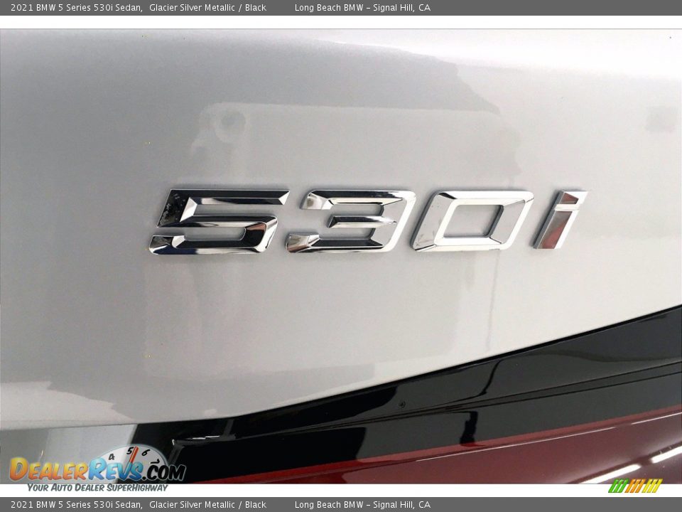 2021 BMW 5 Series 530i Sedan Glacier Silver Metallic / Black Photo #17