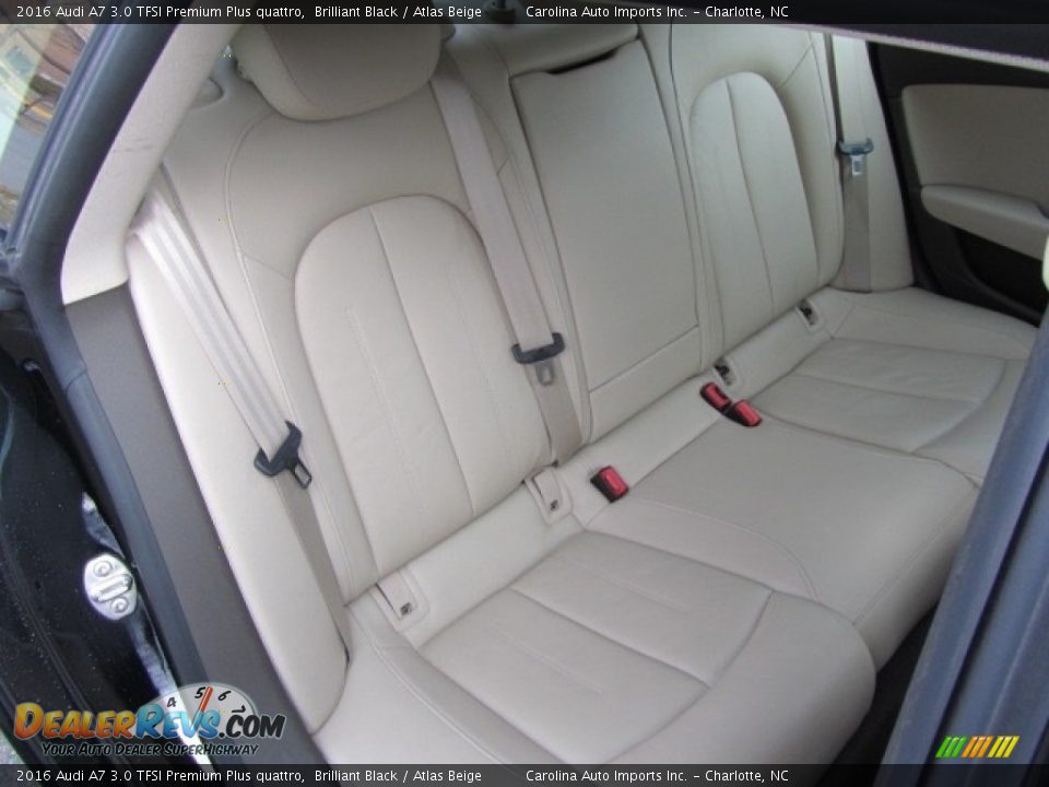 2016 Audi A7 3.0 TFSI Premium Plus quattro Brilliant Black / Atlas Beige Photo #24