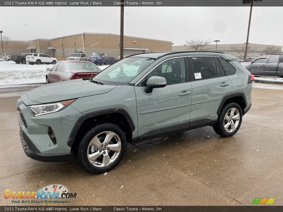 Lunar Rock 2021 Toyota RAV4 XLE AWD Hybrid Photo #1
