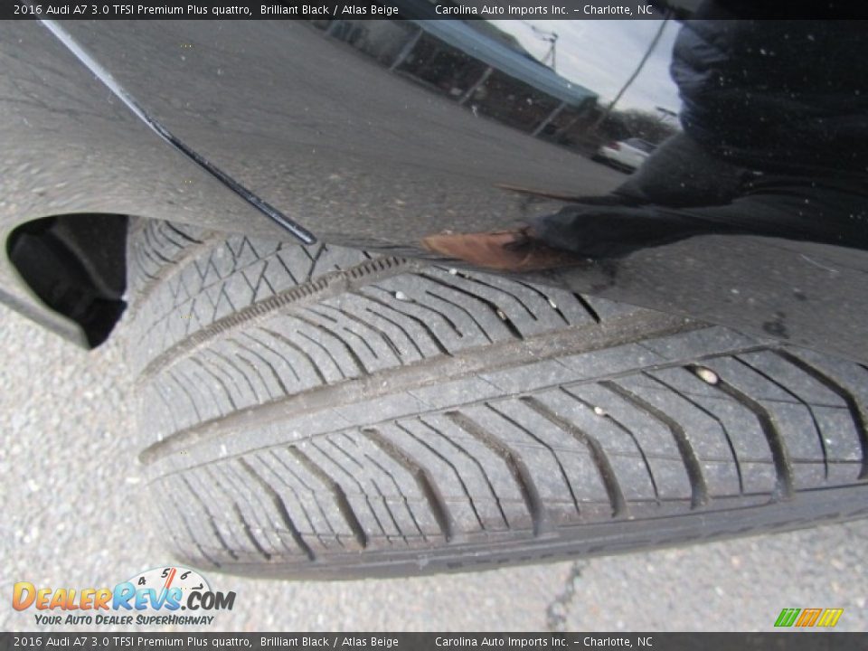 2016 Audi A7 3.0 TFSI Premium Plus quattro Brilliant Black / Atlas Beige Photo #27