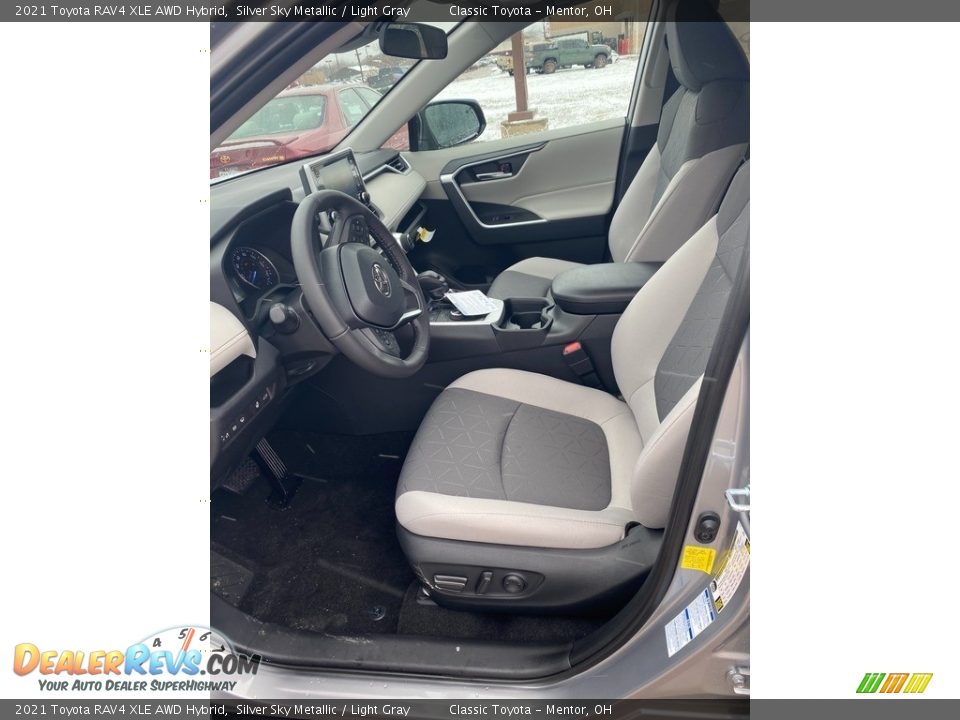 2021 Toyota RAV4 XLE AWD Hybrid Silver Sky Metallic / Light Gray Photo #2