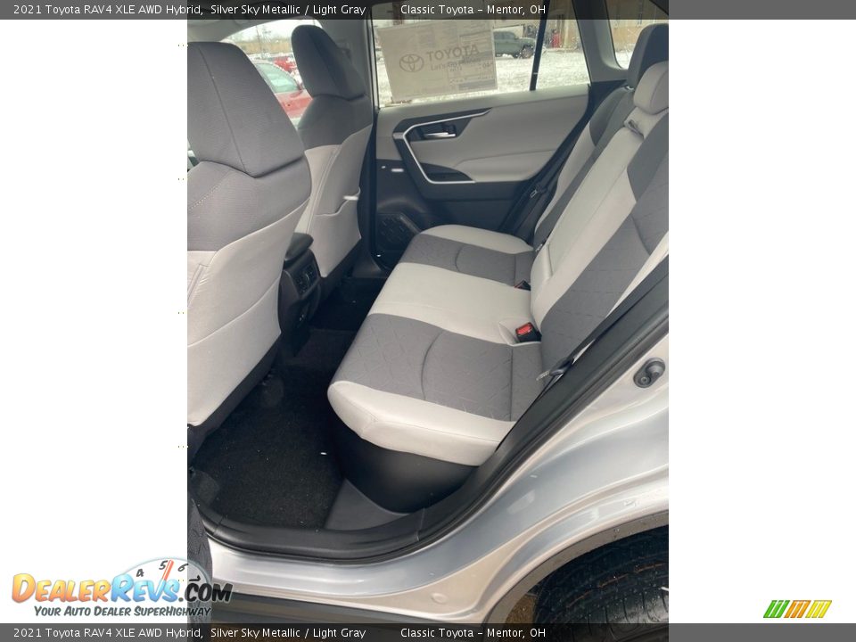 2021 Toyota RAV4 XLE AWD Hybrid Silver Sky Metallic / Light Gray Photo #3