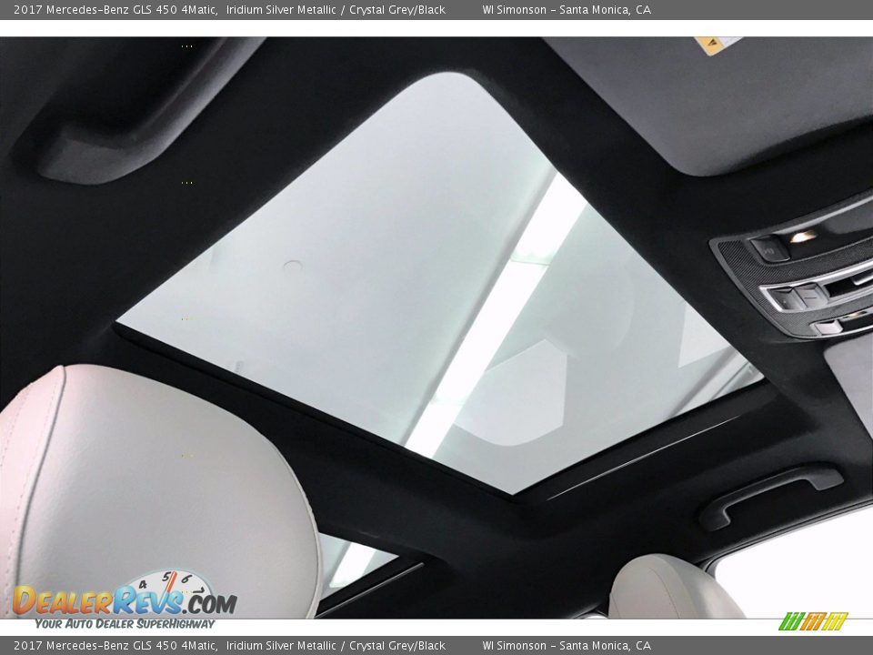 Sunroof of 2017 Mercedes-Benz GLS 450 4Matic Photo #25