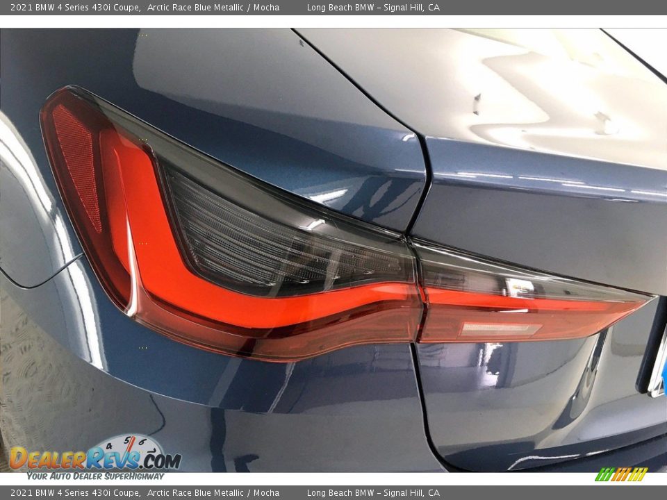 2021 BMW 4 Series 430i Coupe Arctic Race Blue Metallic / Mocha Photo #16