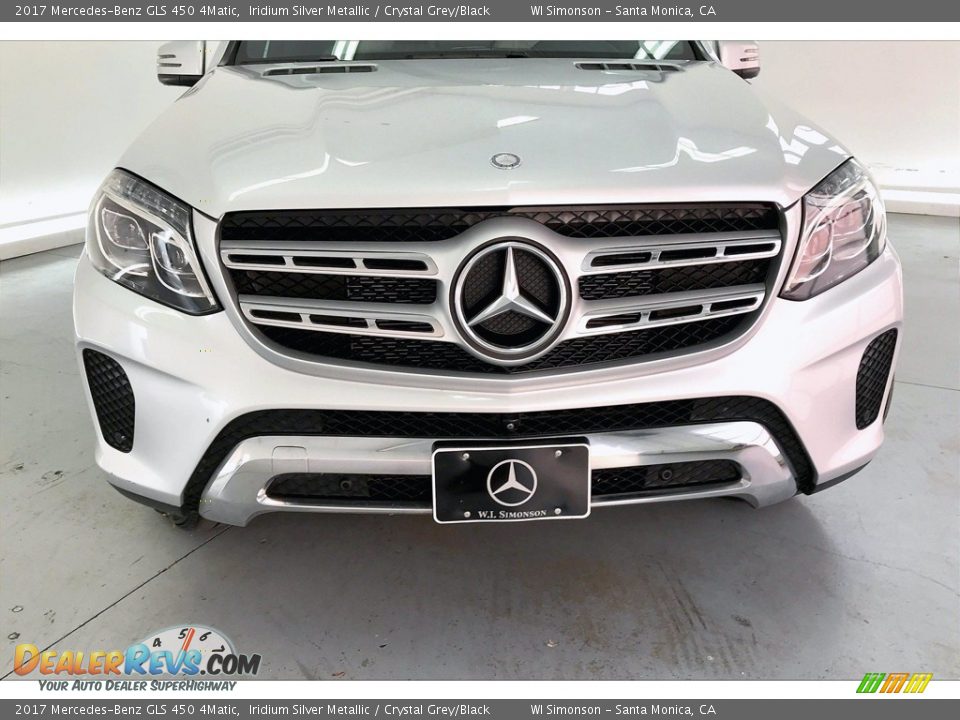 2017 Mercedes-Benz GLS 450 4Matic Iridium Silver Metallic / Crystal Grey/Black Photo #30