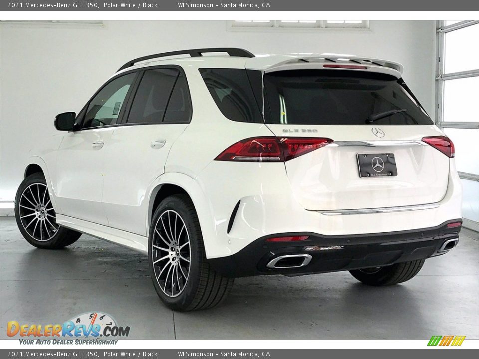 2021 Mercedes-Benz GLE 350 Polar White / Black Photo #2