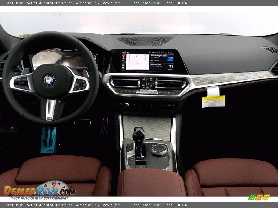 Dashboard of 2021 BMW 4 Series M440i xDrive Coupe Photo #5