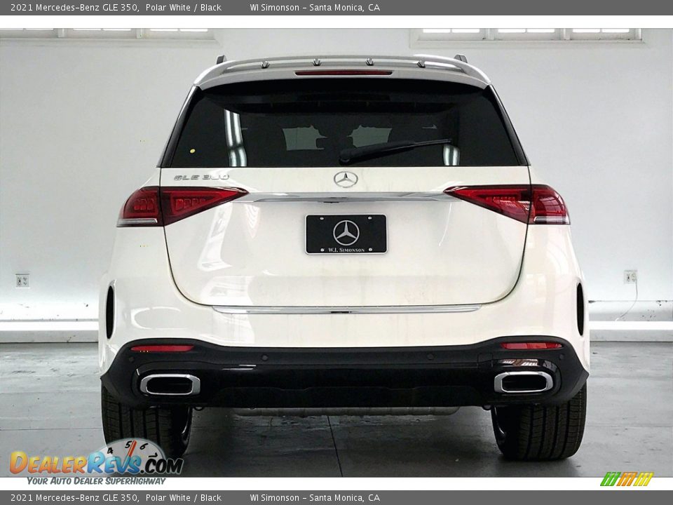 2021 Mercedes-Benz GLE 350 Polar White / Black Photo #3