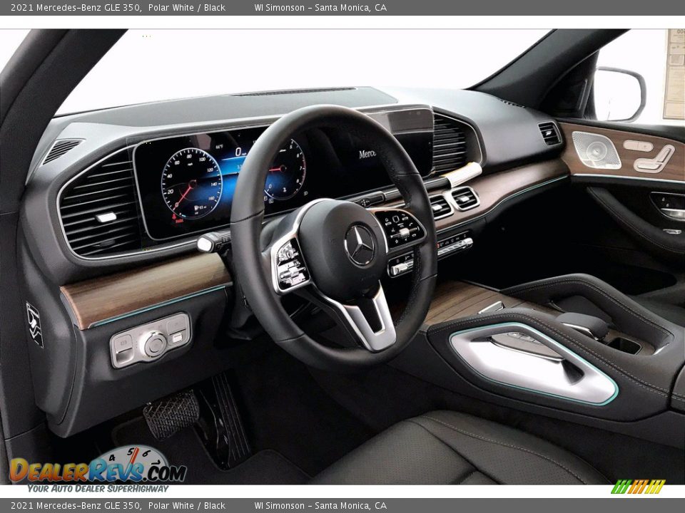 2021 Mercedes-Benz GLE 350 Polar White / Black Photo #4