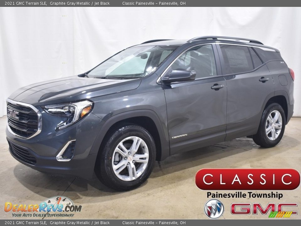 2021 GMC Terrain SLE Graphite Gray Metallic / Jet Black Photo #1