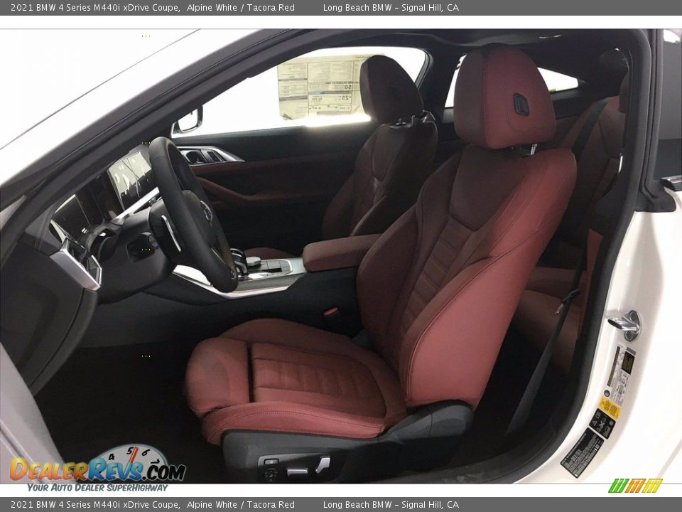 Tacora Red Interior - 2021 BMW 4 Series M440i xDrive Coupe Photo #9