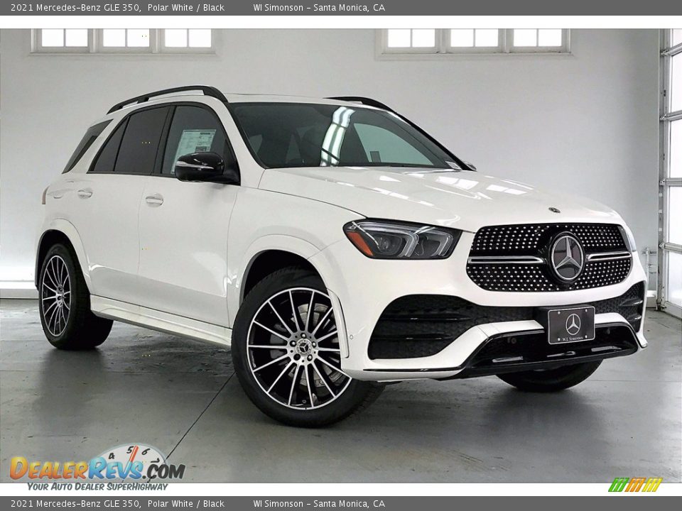 2021 Mercedes-Benz GLE 350 Polar White / Black Photo #12