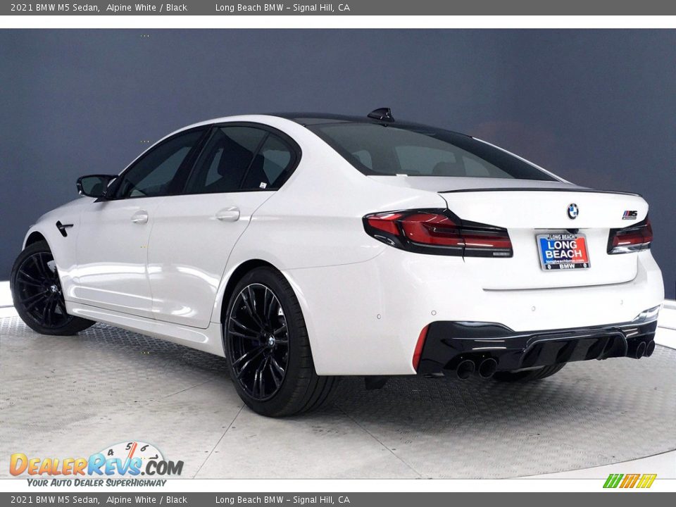 2021 BMW M5 Sedan Alpine White / Black Photo #3