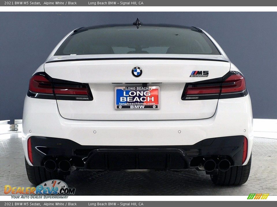 2021 BMW M5 Sedan Alpine White / Black Photo #4