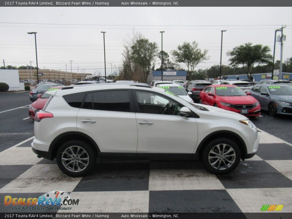 Blizzard Pearl White 2017 Toyota RAV4 Limited Photo #3