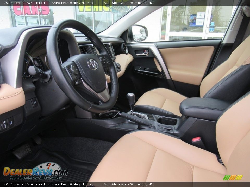 Front Seat of 2017 Toyota RAV4 Limited Photo #9