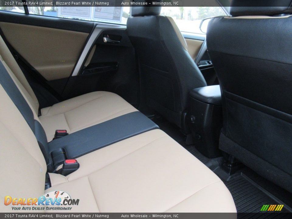 Rear Seat of 2017 Toyota RAV4 Limited Photo #12