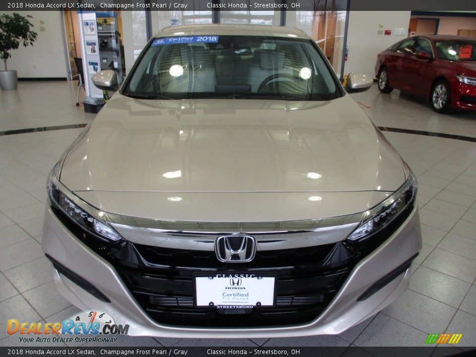 2018 Honda Accord LX Sedan Champagne Frost Pearl / Gray Photo #2