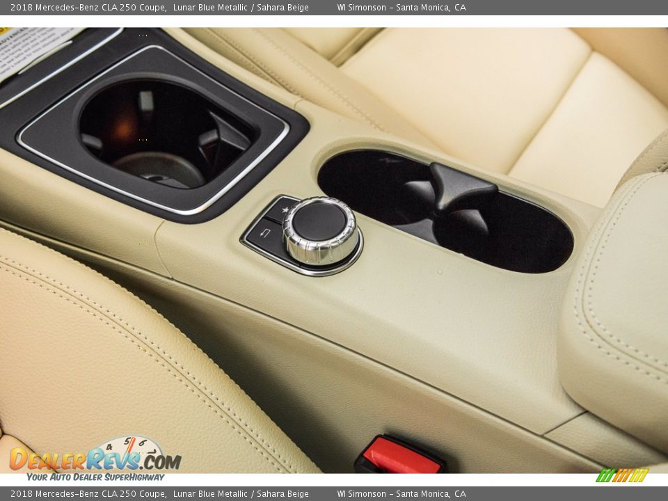 2018 Mercedes-Benz CLA 250 Coupe Lunar Blue Metallic / Sahara Beige Photo #7
