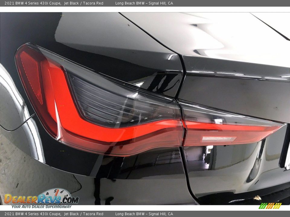 2021 BMW 4 Series 430i Coupe Jet Black / Tacora Red Photo #16