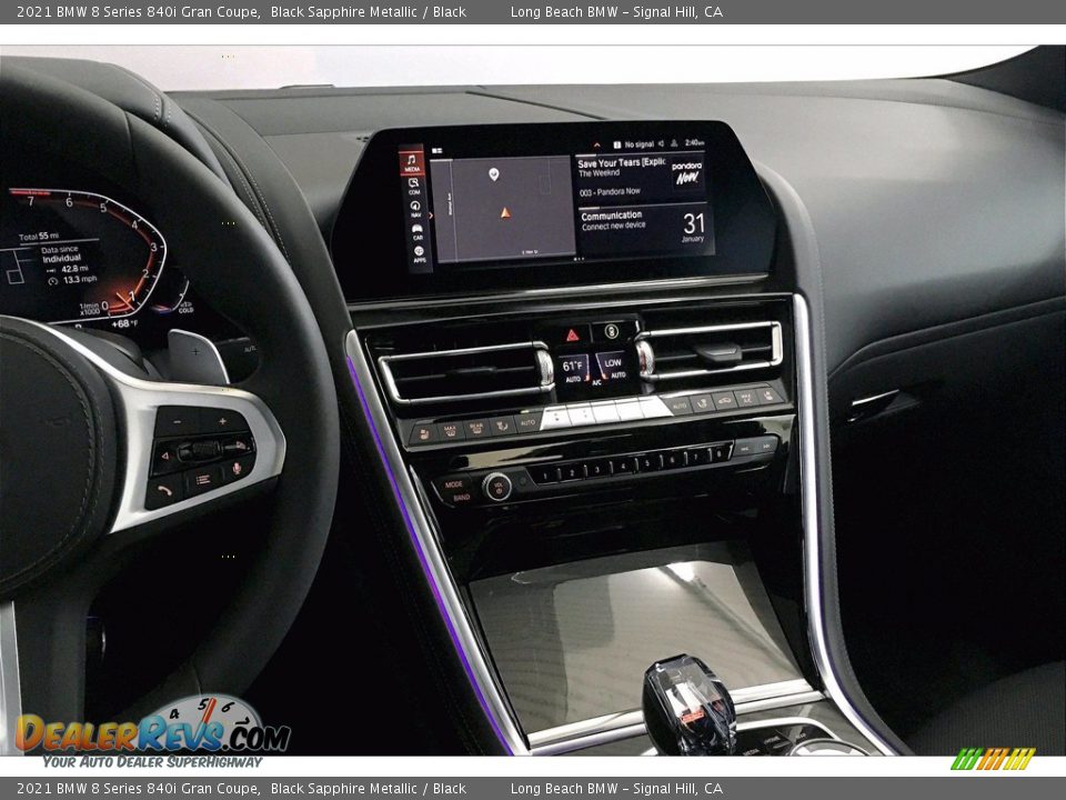 Controls of 2021 BMW 8 Series 840i Gran Coupe Photo #6
