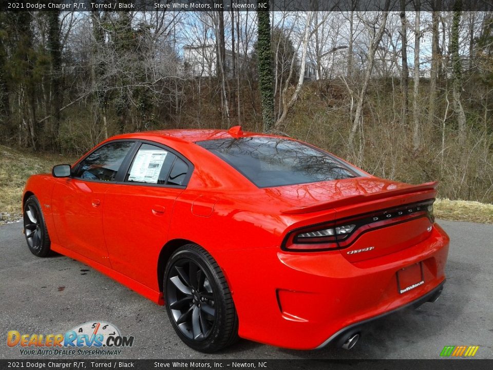 2021 Dodge Charger R/T Torred / Black Photo #8