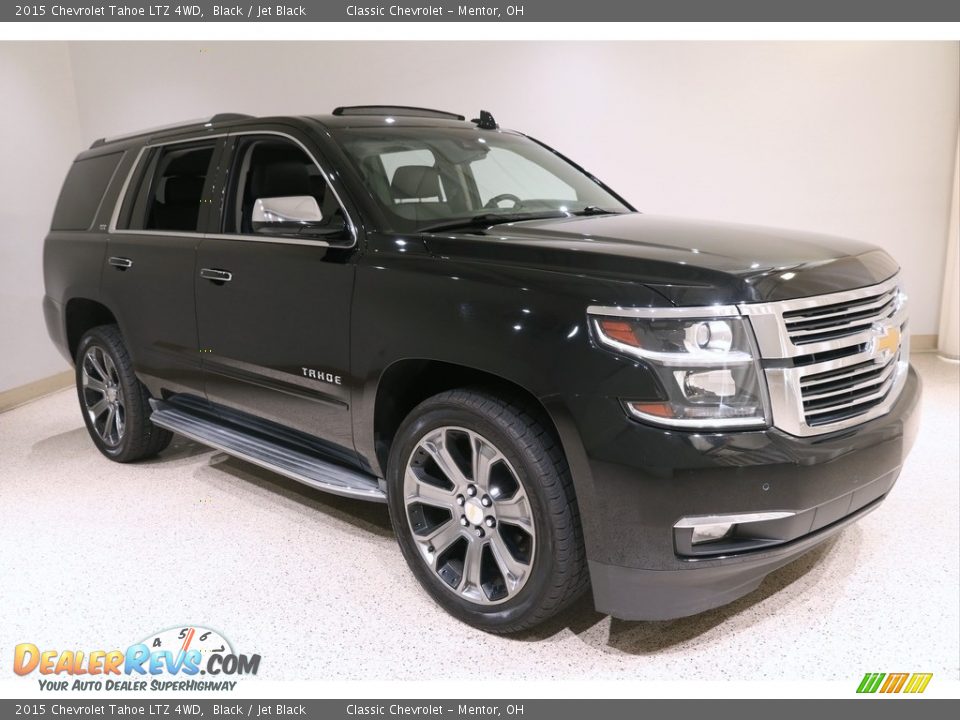 2015 Chevrolet Tahoe LTZ 4WD Black / Jet Black Photo #1