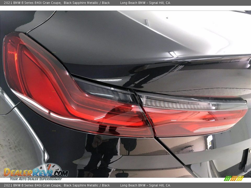 2021 BMW 8 Series 840i Gran Coupe Black Sapphire Metallic / Black Photo #16