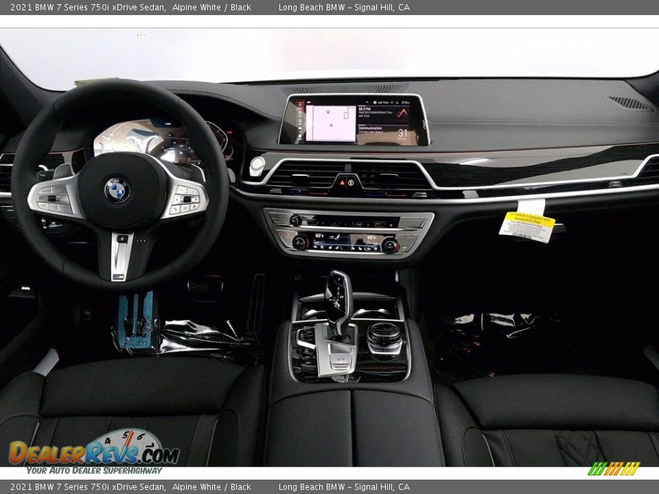 Dashboard of 2021 BMW 7 Series 750i xDrive Sedan Photo #5