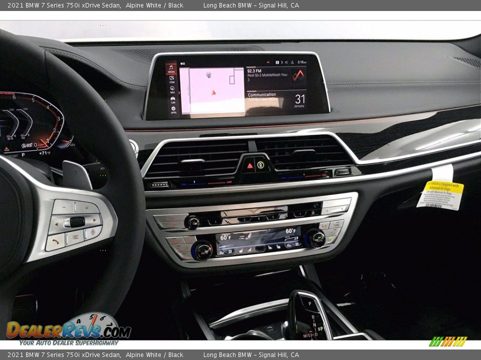 Controls of 2021 BMW 7 Series 750i xDrive Sedan Photo #6